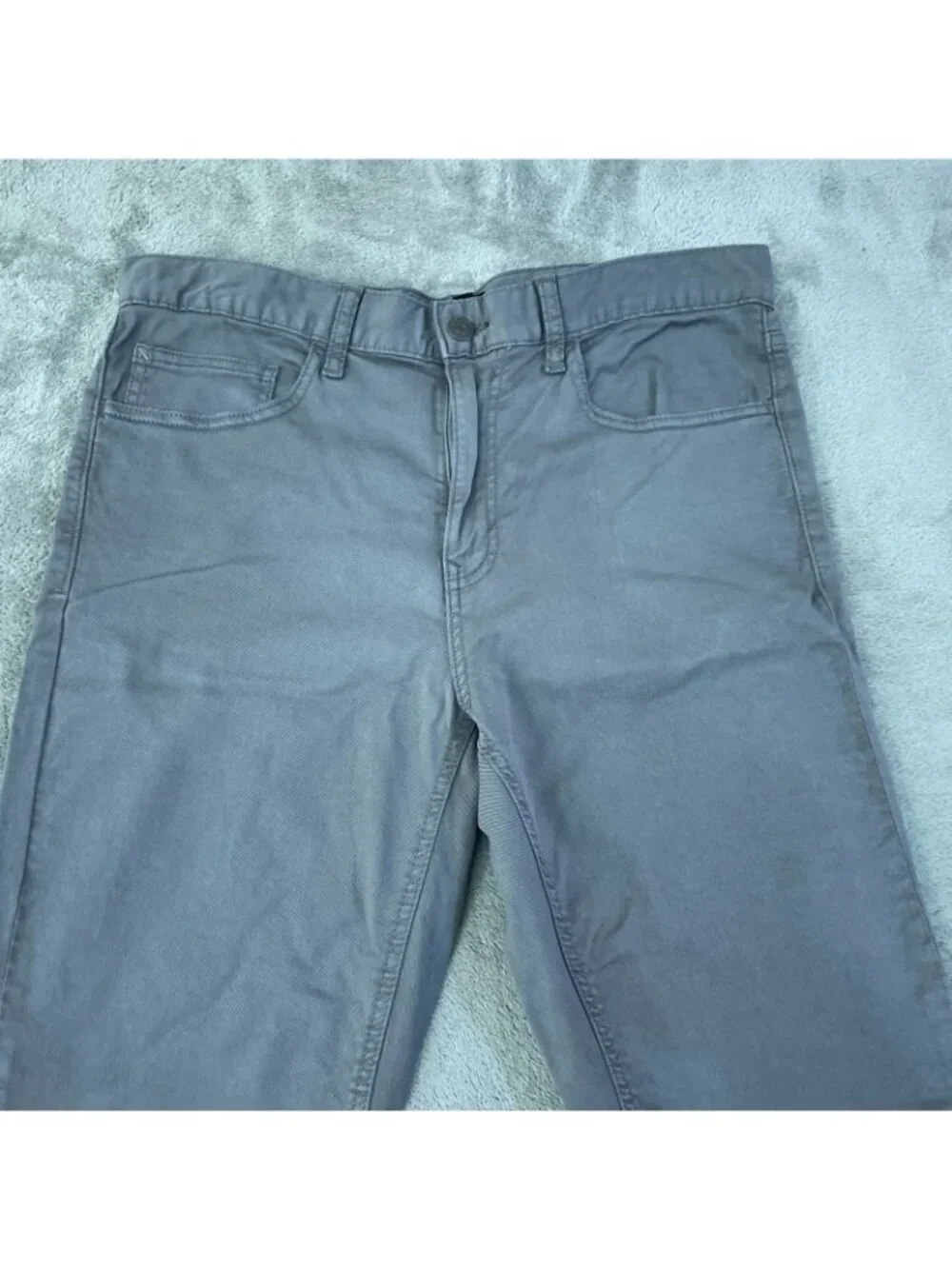 NWOT Banana Republic Men's 34x34 Slim Fit Gray Chino Pants Cotton Blend